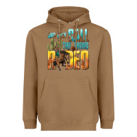 Toasted Coconut and they call the thing rodeo Heavyweight Hoodie - texasbilliewilder