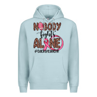 Blue Mist nobody fights alone #tacklecancer Premium Hoodie - JahusDesignShop