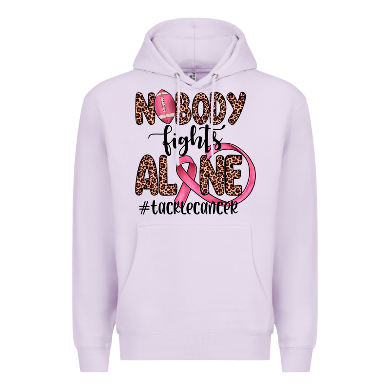 Nobody Fights Alone #tacklecancer Premium Hoodie by JahusDesignShop | Teevron