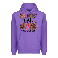 Purple nobody fights alone #tacklecancer Premium Hoodie - JahusDesignShop