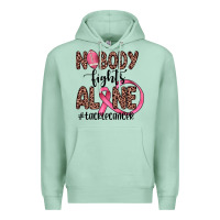 Seafoam nobody fights alone #tacklecancer Premium Hoodie - JahusDesignShop