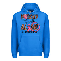 True Royal nobody fights alone #tacklecancer Premium Hoodie - JahusDesignShop