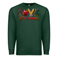 Sports Green love christmas teacher Premium Sweatshirt - RanaPortraitStore