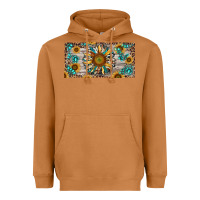Meerkat western sunflower and gemstone license plate Heavyweight Hoodie - RanaPortraitStore