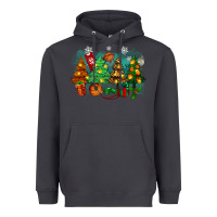 Smoke christmas trees with basketball Heavyweight Hoodie - Zillion Design Studio