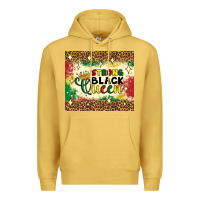 Antique Gold strong black queen tumbler Premium Hoodie - Artiststas