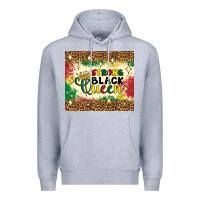 Heather Grey strong black queen tumbler Premium Hoodie - Artiststas