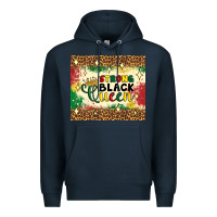 Navy strong black queen tumbler Premium Hoodie - Artiststas