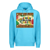 Ocean Blue strong black queen tumbler Premium Hoodie - Artiststas