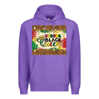 Purple strong black queen tumbler Premium Hoodie - Artiststas