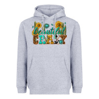 Heather Grey beautiful crazy Heavyweight Hoodie - texasbilliewilder