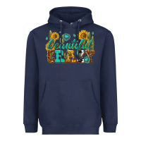 Navy beautiful crazy Heavyweight Hoodie - texasbilliewilder