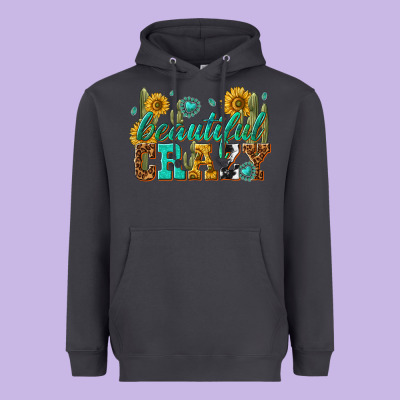 Beautiful Crazy Heavyweight Hoodie Designed By Texasbilliewilder