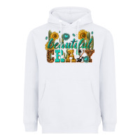 White beautiful crazy Heavyweight Hoodie - texasbilliewilder