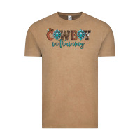 Vintage Coffee cowboy in training Vintage Tee - Artiststas