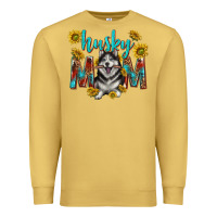 Antique Gold western alaskan husky mom Premium Sweatshirt - texasbilliewilder