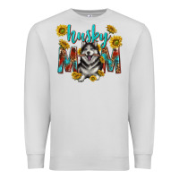 Dove Grey western alaskan husky mom Premium Sweatshirt - texasbilliewilder