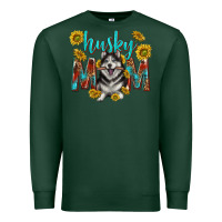 Sports Green western alaskan husky mom Premium Sweatshirt - texasbilliewilder
