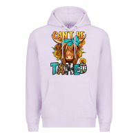 Lilac can't be tamed longhaired cow Premium Hoodie - Jasminsmagicworld