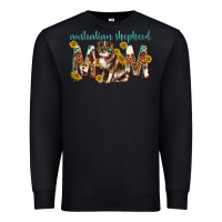 Black western australian shepherd mom Premium Sweatshirt - texasbilliewilder
