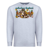 Heather Grey western australian shepherd mom Premium Sweatshirt - texasbilliewilder