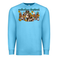Ocean Blue western australian shepherd mom Premium Sweatshirt - texasbilliewilder