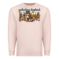 Pale Pink western australian shepherd mom Premium Sweatshirt - texasbilliewilder
