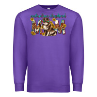 Purple western australian shepherd mom Premium Sweatshirt - texasbilliewilder