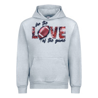 Heather Grey football love of the game Urban Hoodie - JahusDesignShop