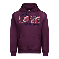 Mauve Wine football love of the game Urban Hoodie - JahusDesignShop