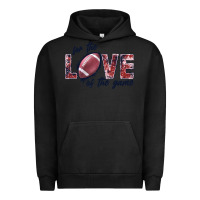 Pigment Black football love of the game Urban Hoodie - JahusDesignShop