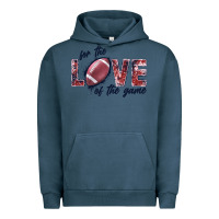 Pigment Midnight Navy football love of the game Urban Hoodie - JahusDesignShop