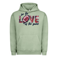 Pigment Oil Green football love of the game Urban Hoodie - JahusDesignShop