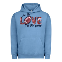 Pigment Pebble Blue football love of the game Urban Hoodie - JahusDesignShop