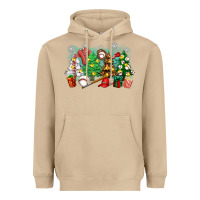 Christmas Trees With Baseball Heavyweight Hoodie | Teevron