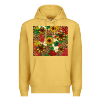 Antique Gold juneteenth sunflowers Premium Hoodie - Artiststas
