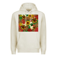 Oatmeal Heather juneteenth sunflowers Premium Hoodie - Artiststas