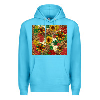 Ocean Blue juneteenth sunflowers Premium Hoodie - Artiststas