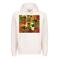 Pale Pink juneteenth sunflowers Premium Hoodie - Artiststas