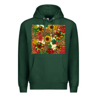 Sports Green juneteenth sunflowers Premium Hoodie - Artiststas