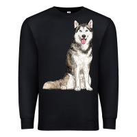 Black husky Premium Sweatshirt - RanaPortraitStore
