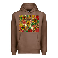Chestnut juneteenth sunflowers Premium Hoodie - Artiststas