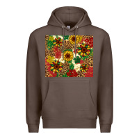 Coffee juneteenth sunflowers Premium Hoodie - Artiststas
