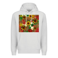 Dove Grey juneteenth sunflowers Premium Hoodie - Artiststas