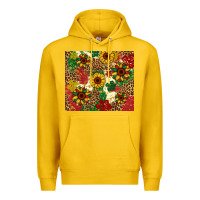 Lemon juneteenth sunflowers Premium Hoodie - Artiststas