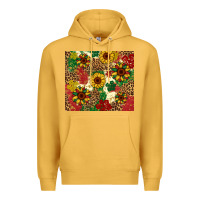 Mustard juneteenth sunflowers Premium Hoodie - Artiststas