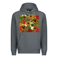 Rock juneteenth sunflowers Premium Hoodie - Artiststas