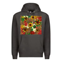 Smoke juneteenth sunflowers Premium Hoodie - Artiststas