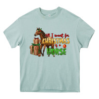 Arona All I Want For Christmas Is A Horse Heavy Core Tee - LillyAllenDesigns