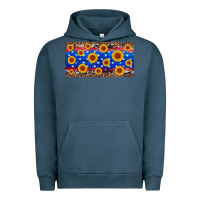 Pigment Midnight Navy armed forces day sunflower Urban Hoodie - Artiststas